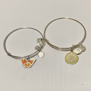 ALEX AND ANI BUTTERFLY AND LEMON BANGLE